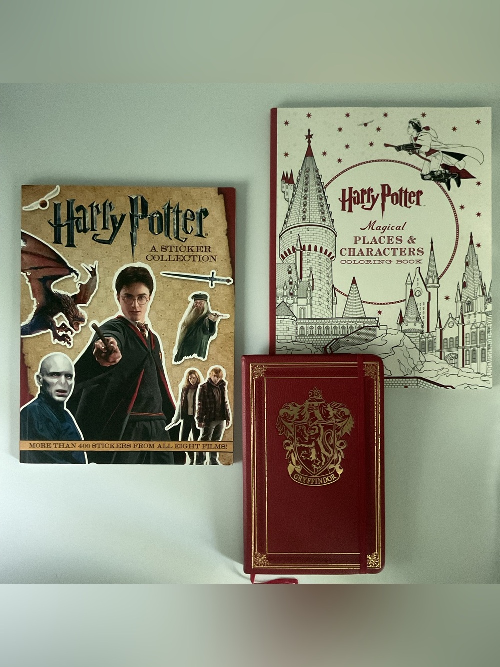 Harry Potter Gryffindor Ruled Journal Sticker Collection Magical Coloring Book